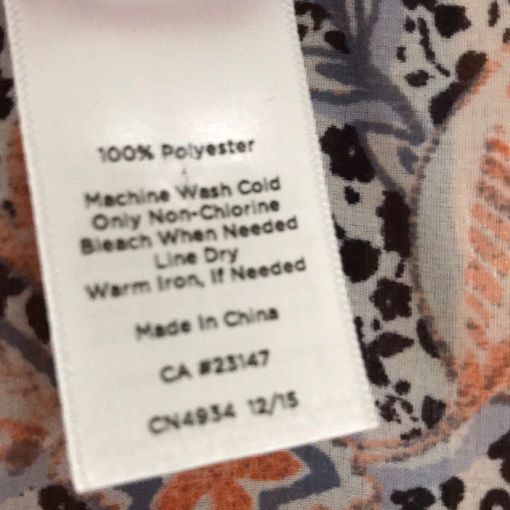 Talbots Scarf Top - Picture 4 of 5